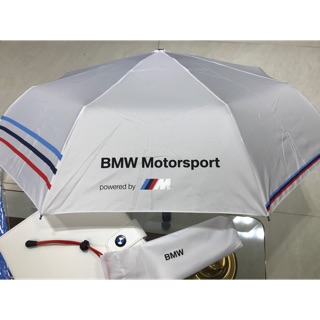 BMW精品 折疊雨傘 雨傘黑色紅邊 白色bmw自動開關伸縮自動傘 Mpower