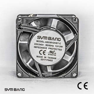 SYMBANG 80*38mm 8cm 220V AC 排風扇 散熱風扇 台灣製 8公分 Cooling Fan
