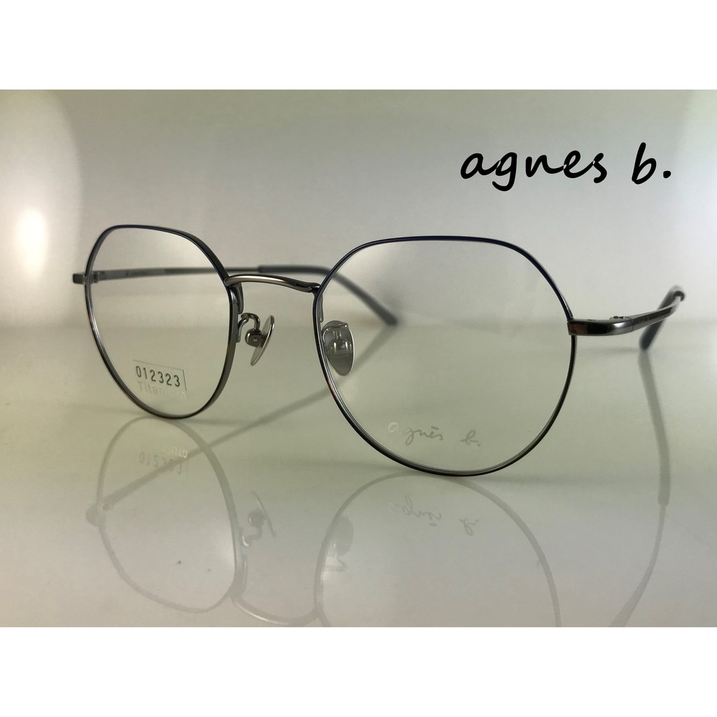 ☆高雄眼鏡站☆全新正品 純鈦 agnes b. AB70007 C04