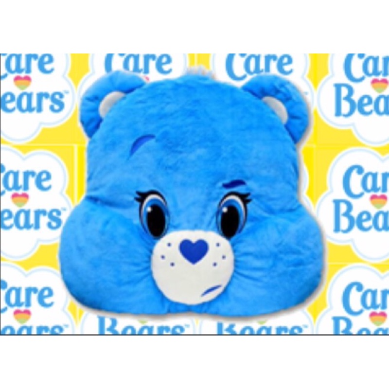現貨 景品 Care Bears 彩虹熊 藍色 抱枕 靠枕 寬約53公分