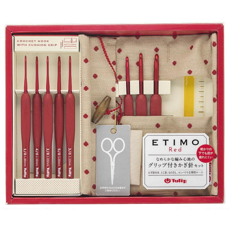 (預購)  廣島 鉤針 Tulip ETIMO Red 紅色 套裝組 後三張為實品拍攝 預購商品下單後不接受取消