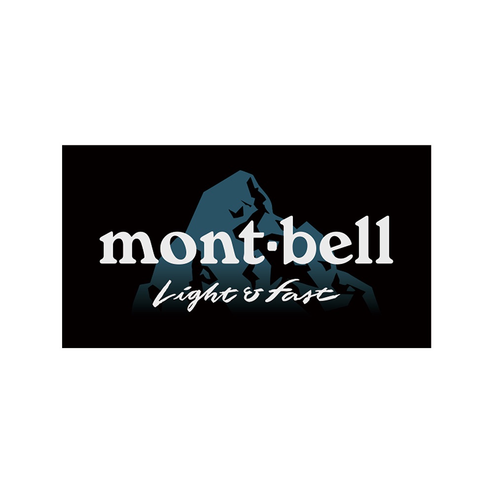 【mont-bell】貼紙 藍黑 1124849 登山 露營 旅遊 戶外 運動