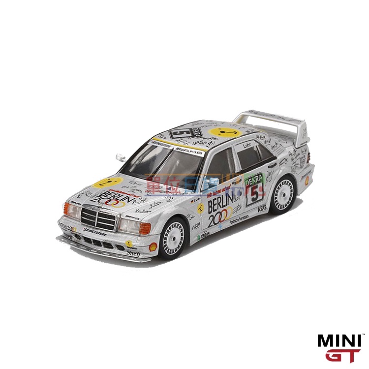『 單位日貨 』現貨正版 MINI GT 1/64 #196  Mercedes-Benz 190E 模型 合金 小車