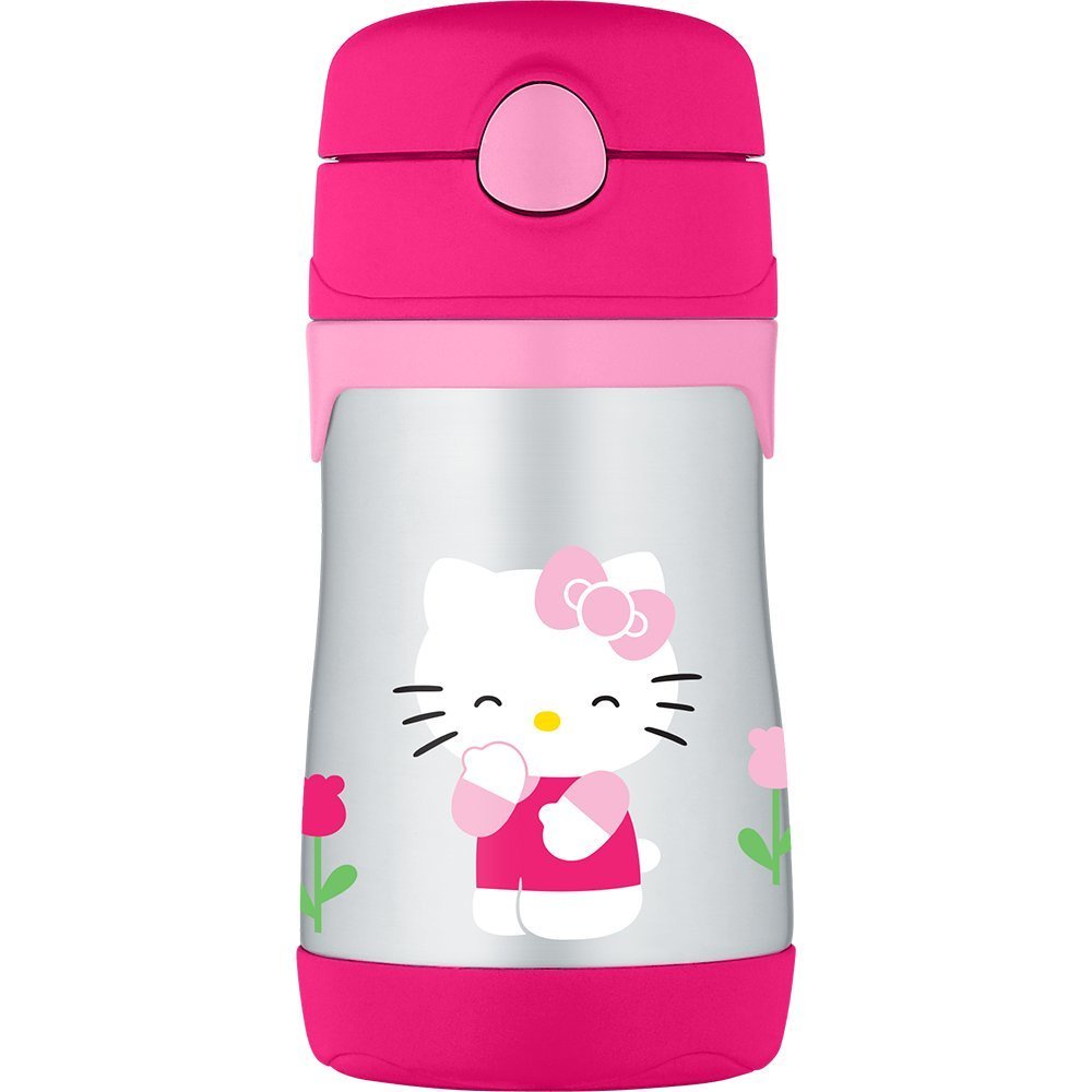 美國膳魔師THERMOS兒童保冷保溫杯保溫瓶水壺 FOOGO 10oz (290ml)Hello Kitty