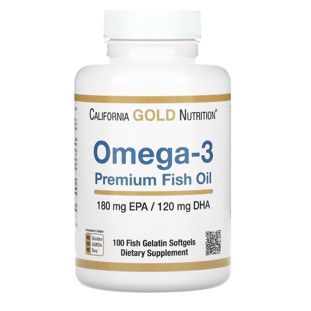 現貨California Gold Nutrition 魚油Omega-3 100/240粒 現貨 最新效期