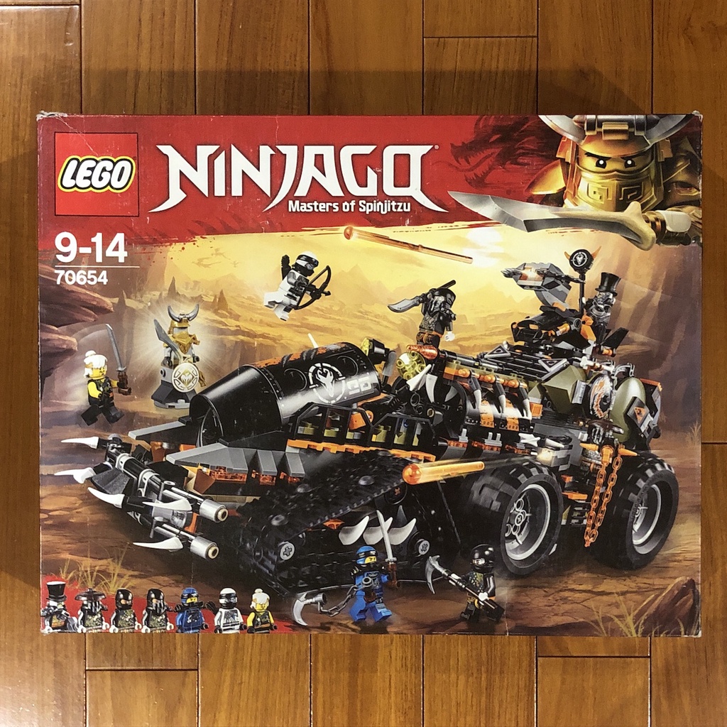 「樂高 軍團」LEGO 旋風忍者 NINJAGO 70654 獵龍戰車 Dieselnaut 獵龍軍團