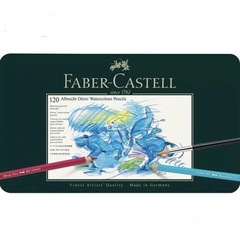 輝柏Faber-Catstell Artists專家級 綠盒 水性色鉛筆（60色/120色）