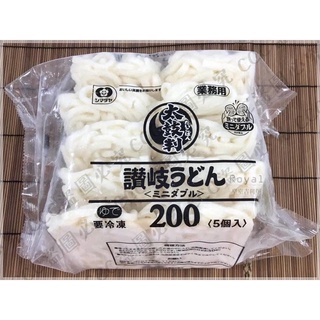 冷凍讚岐熟烏龍麵 1kg(200g*5份)/包 冷凍