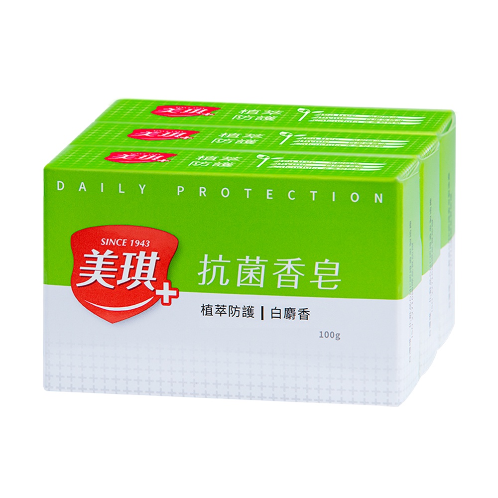 美琪抗菌香皂100g(白麝香)三塊裝