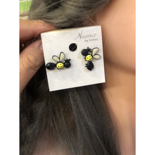 ❤Nuance銀針耳環❤韓國Nuance 韓國設計品牌/韓國飾品可愛螞蟻🐜貼耳耳環