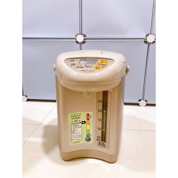 二手/【ZOJIRUSHI 象印】3公升電動熱水瓶