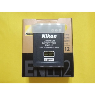 國祥公司貨 盒裝 原廠電池 NIKON EN-EL12 適用 nikon coolpix A1000 W300 B600