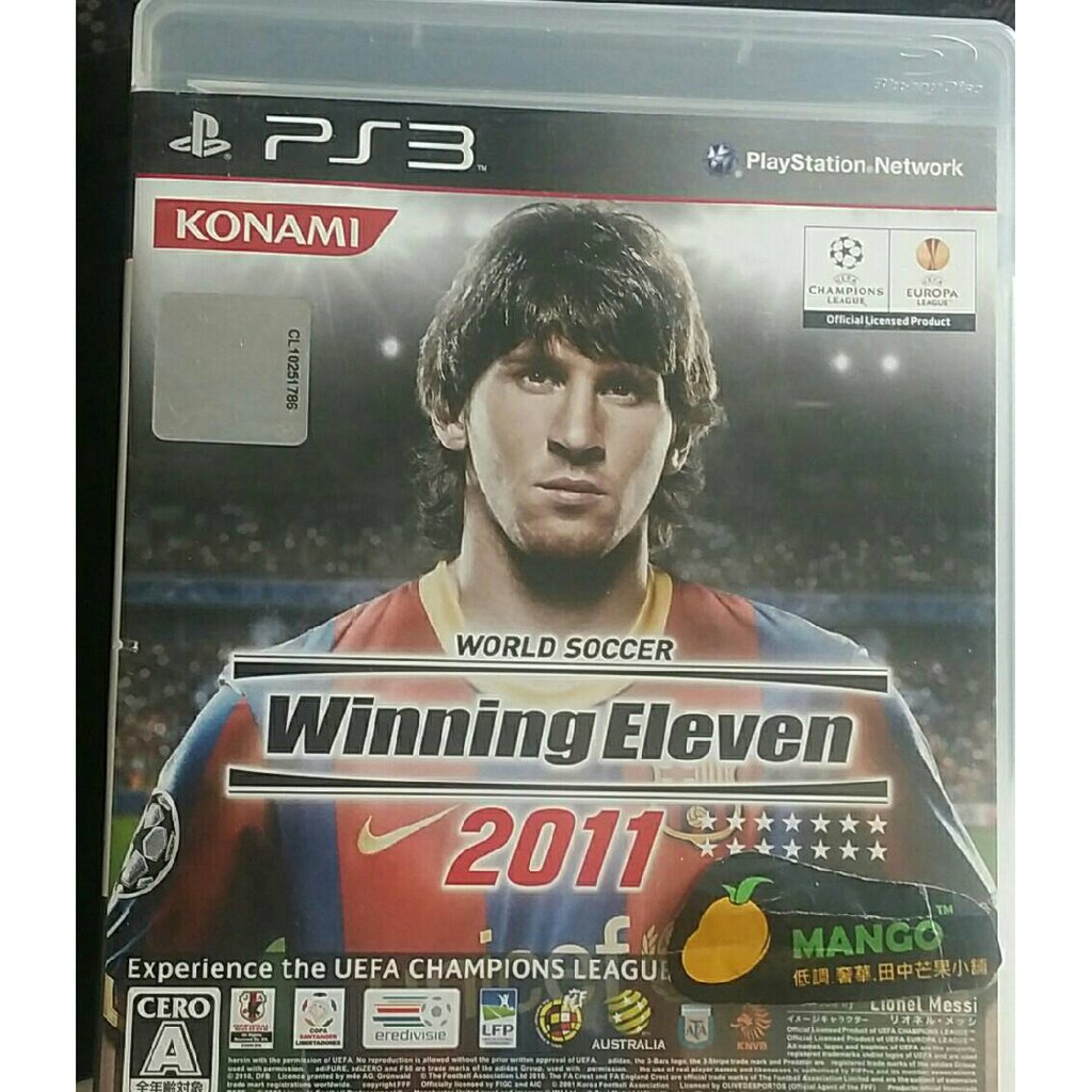 【世界足球競賽2011 Winning Eleven Winning Eleven 2011】PS3 二手遊戲片