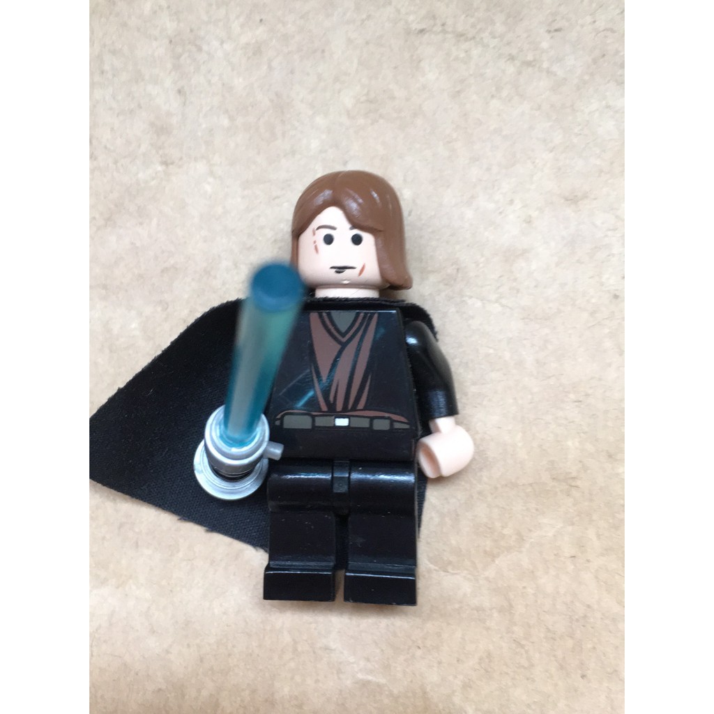 樂高 Lego 星際大戰 Star Wars 安納金 雲度 歐比王 黑武士 光劍發光版 (7257 7261 7263)