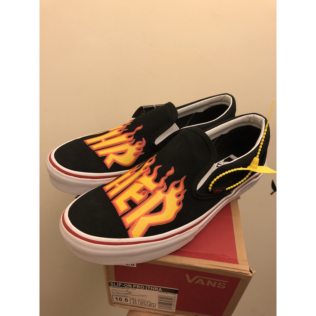 vans thrasher slip on