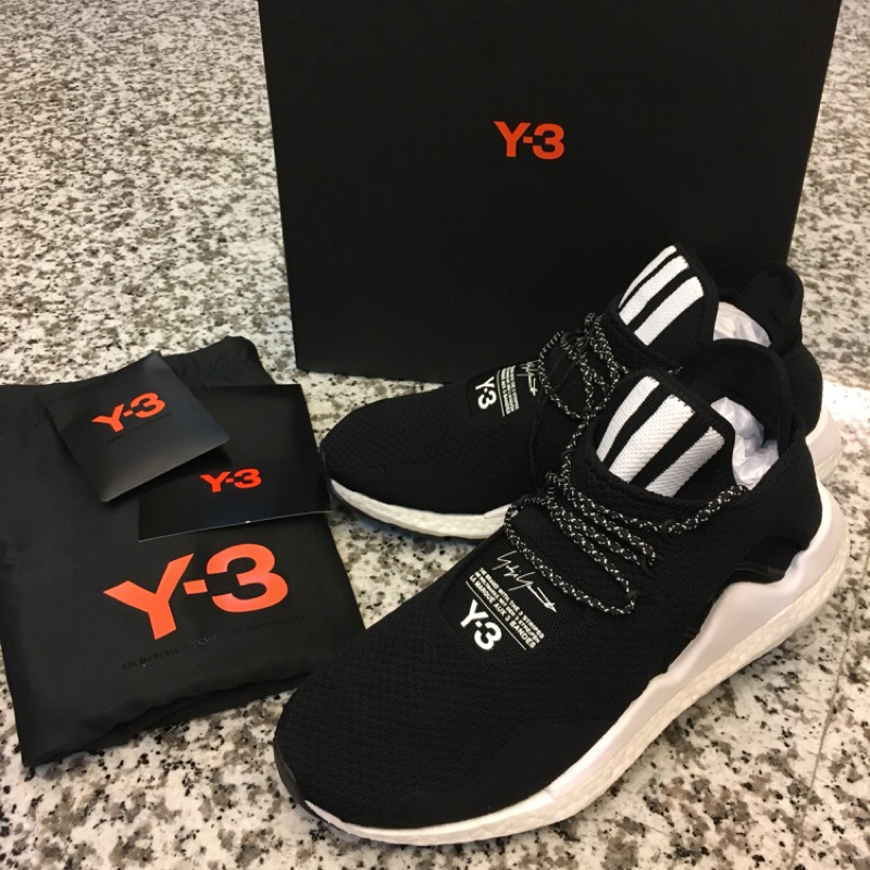 全新現貨 Adidas Y-3 SAIKOU Boost 山本耀司 簽名 黑白 2018 AC7196