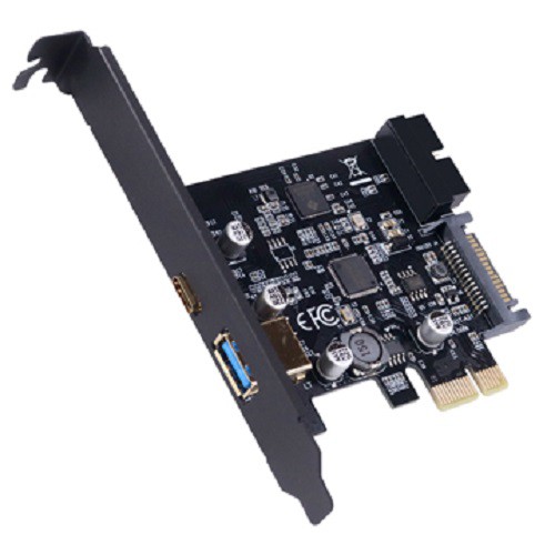 伽利略 PCI-E USB3.0 1A 1C +前置19 PIN 擴充卡 PEU3SA