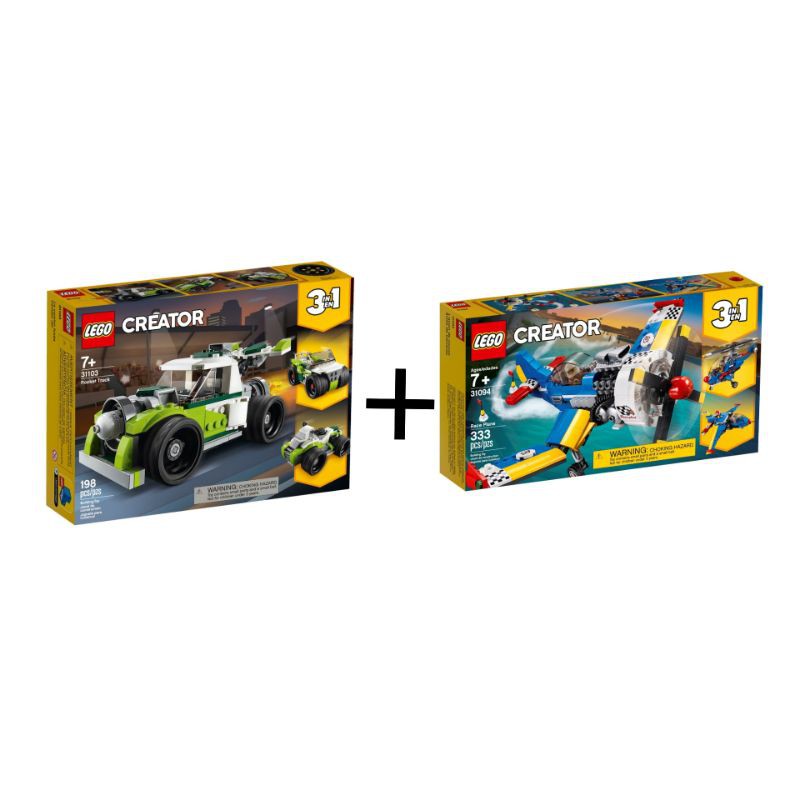 13.10 Bundling Lego Creator Race Plane 31094 火箭卡車 31103