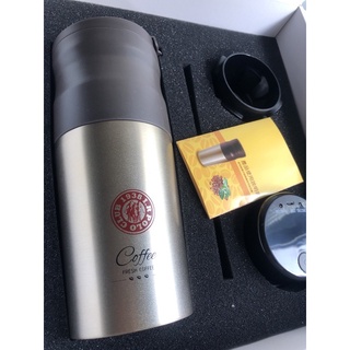 川本家電動磨豆咖啡機禮盒 (可攜式) JA-450 咖啡研磨器濾杯咖啡杯