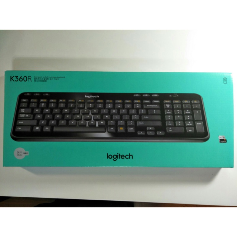 羅技 Rogitech 無線鍵盤 K360R 全新