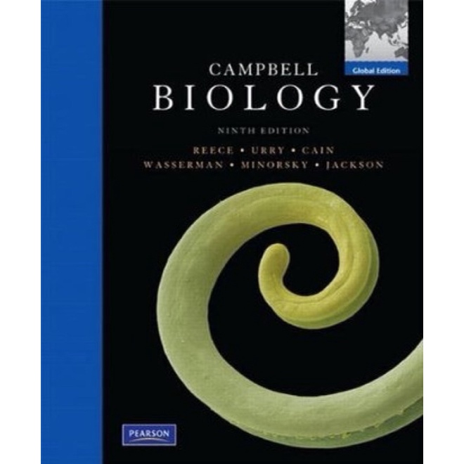《Campbell》BIOLOGY 9th/e Pearson 醫療原文教科書 普通生物學