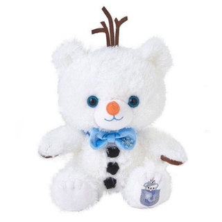 全新 日本迪士尼商店 大學熊雪寶玩偶ss號 unibearsity冰雪奇緣Olaf絨毛娃娃 unibear雪寶安撫娃娃