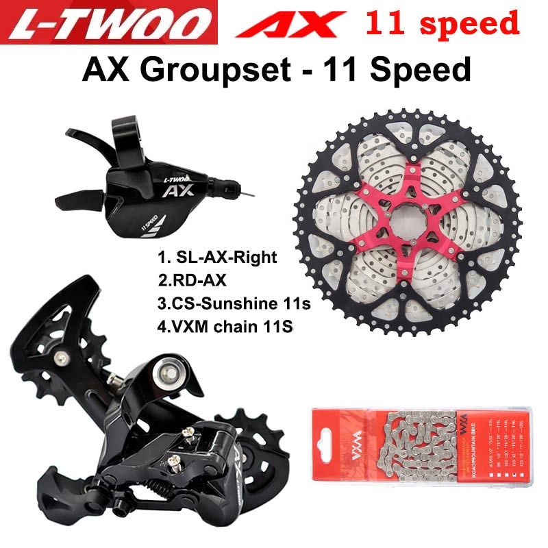 Ltwoo AX 11s Groupset 11 變速桿 SUNSHINE 飛輪 46T 50T VXM 鏈條 11s