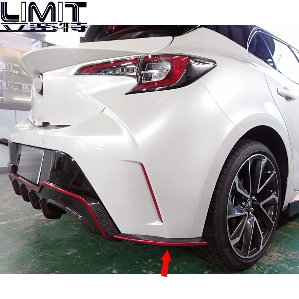 Limit- Toyota 豐田 Auris 5門車 空力套件 T款 後定風翼 改裝套件 素材 烤漆 台灣製造