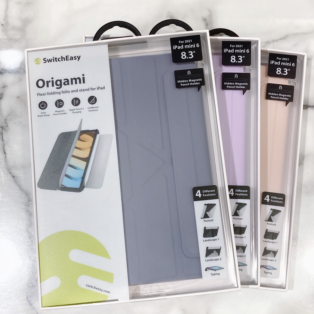 滿額9折 ⚠️  SwitchEasy Origami iPad mini 6 8.3吋 多角度支架折疊保護套