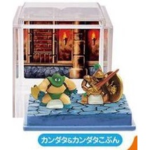 日本正版DQ怪物公園  Diorama Collection Monster Park 蒙面人&amp;黃金戰士 盒玩公仔鳥山明