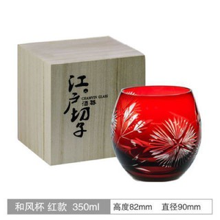 Ddshop 江戶切子杯日式硝子杯彩花切子酒杯刻花玻璃杯ins風收藏星芒杯 蝦皮購物