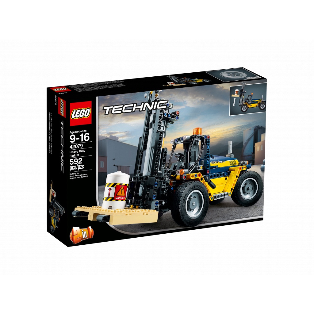 LEGO樂高機械組系列42079-重型叉車汽車