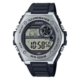 【CASIO】卡西歐 不鏽鋼外殼 運動錶 MWD-100H-1A 防水100米 臺灣卡西歐保固一年