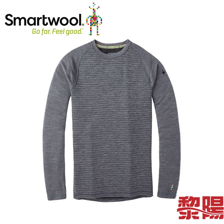 Smartwool 美國 NTS 250羊毛印花長袖衫 男款 (條紋灰)  美麗諾/保暖/排汗透氣 12SW601B99