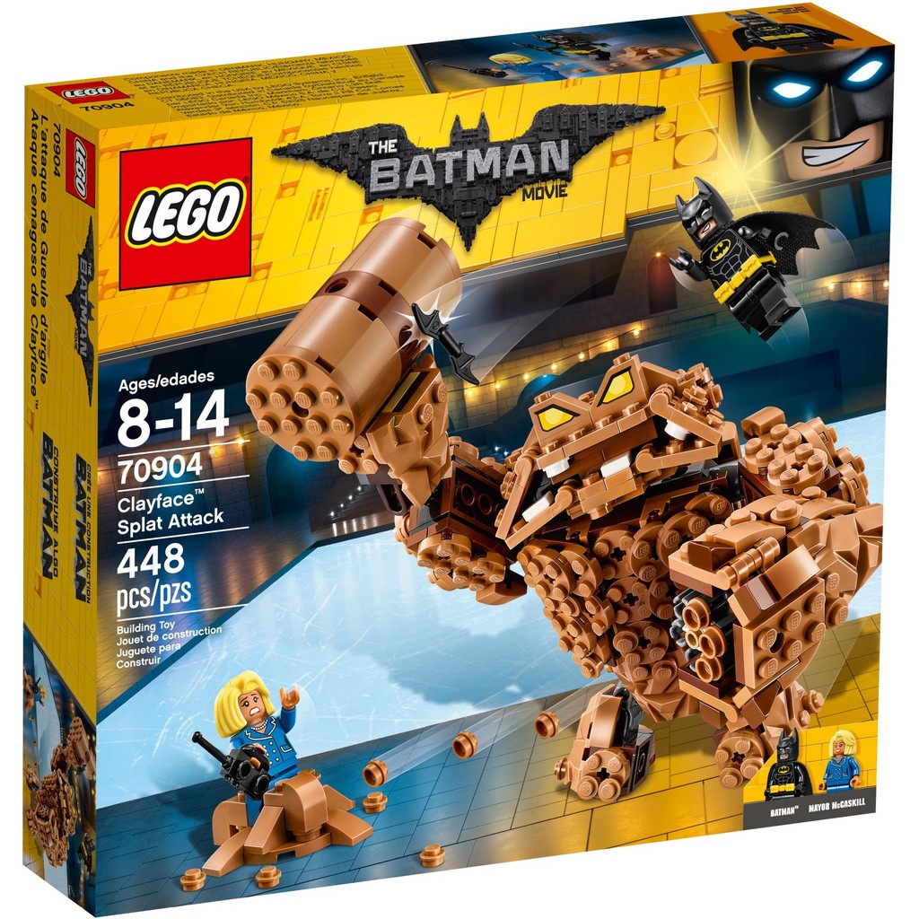 [大王機器人] LEGO 樂高 積木 70904 BATMAN MOVIE 蝙蝠俠 泥人猛擊 這盒膠帶有點鬆