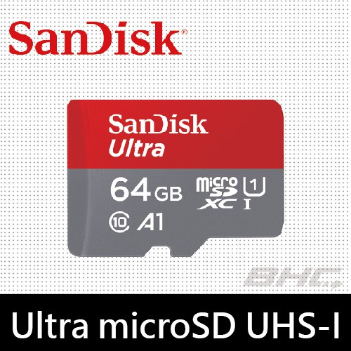 【公司貨】SanDisk Ultra microSDXC UHS-I (A1) 64GB 140MB/s