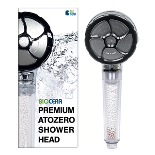 [BIOCERA] 高級 Atozero 手持過濾花灑+過濾器節水去除氯銹高渦輪壓力