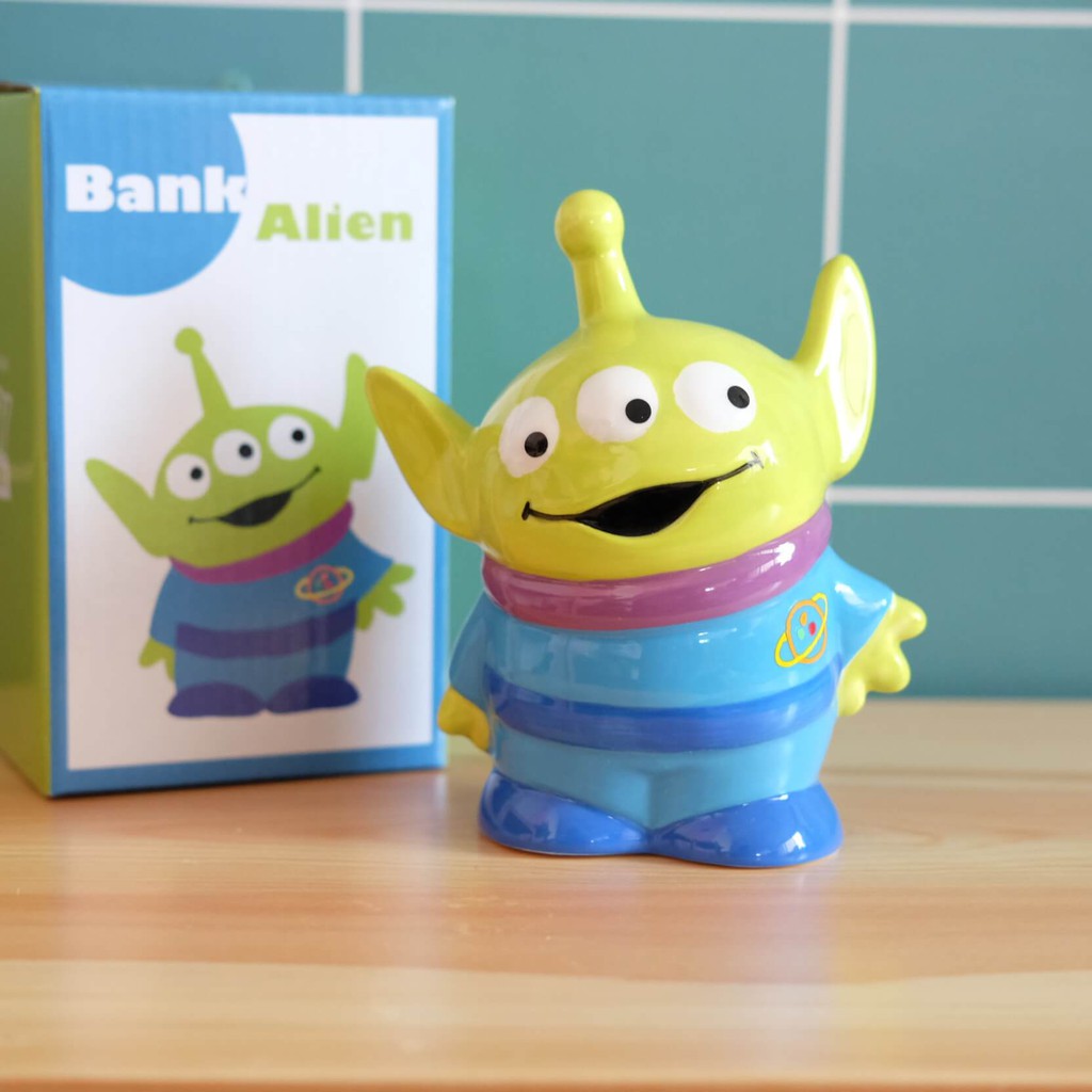 《玩具總動員》🇯🇵日本商品 三眼怪陶瓷存錢筒 toystory alien 日落小物 生日禮物