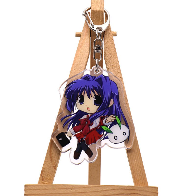 動漫周邊鑰匙扣kanon 月宮亞由澤渡真琴水瀨名雪亞克力雙面掛件二次元sss 蝦皮購物