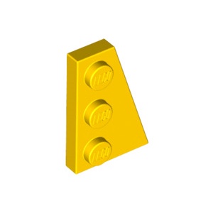 [樂磚庫] LEGO 43722 楔形 平版型 黃色 2x3 4179094