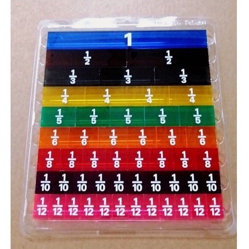 🔬實驗教具🔬 分數板 長條 透明 有顏色 數學 數數 分數