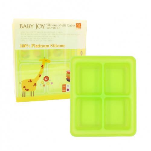 樸蜜兒韓國 Pomier BABYJOY 鉑金矽膠副食品製冰盒(4格)