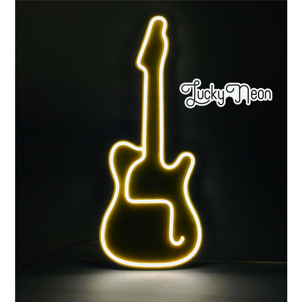 tele電吉他燈🌈霓虹燈訂做🌈LED軟霓虹燈🌈台灣設計與製作🌈Lucky Neon幸運霓虹🌈吉他光明燈