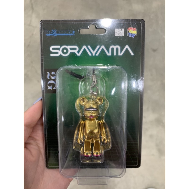 BE@RBRICK SORAYAMA 空山基 吊飾 2G 限定 電鍍 金 70%