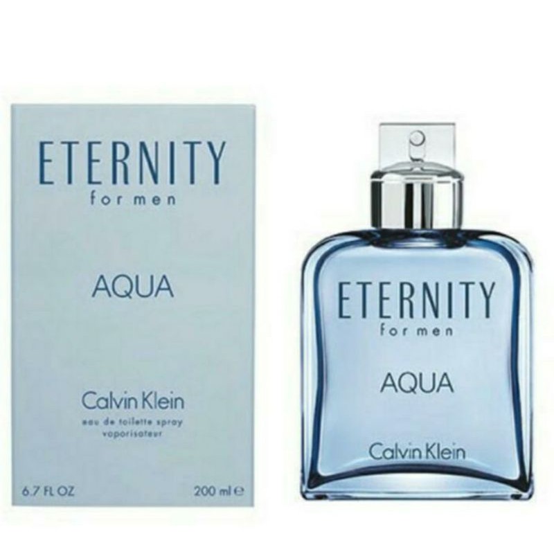 Calvin Klein cK Eternity AQUA 永恆之水男性淡香水 200ml/1瓶/200ml-新品正貨