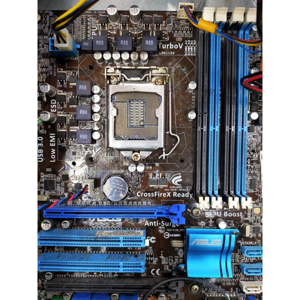 華碩 ASUS P8H67-M PRO CM6850 英特爾H67晶片 4組DDR3 原生SATA3 HDMI USB3