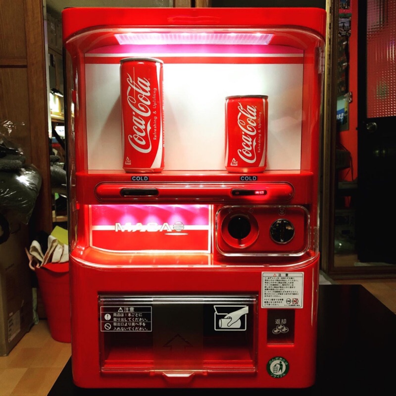 📢【現貨限量商品】 🥤投幣式販賣機🥤 可口可樂 自動販賣機  飲料販賣機 販賣機 商空 辦公  店面裝飾  個人收藏