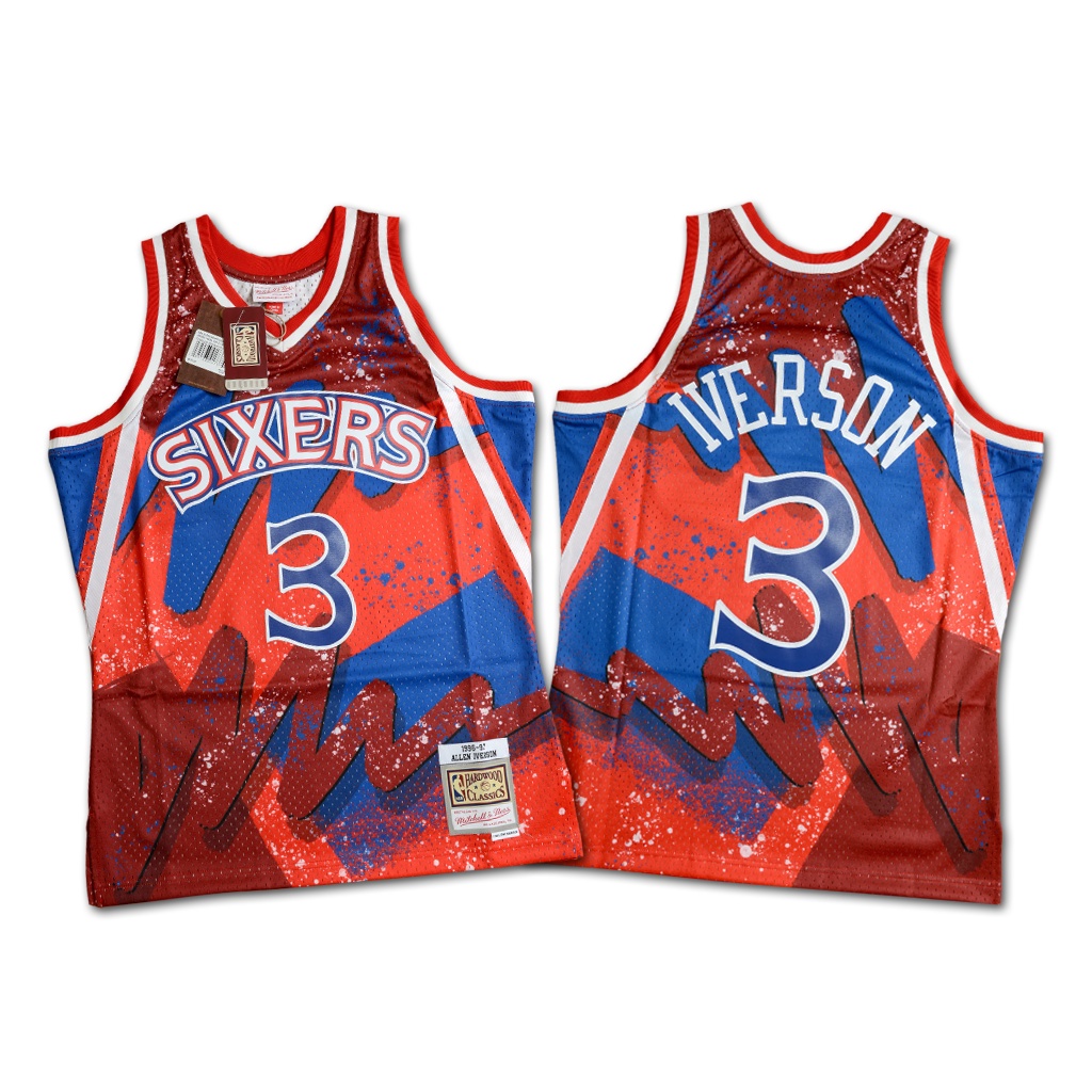 Mitchell &amp; Ness NBA 費城76人隊 Allen Iverson Hyper Swingman 球衣