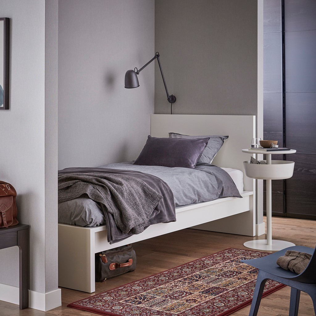 北歐工業LOFT風格經典IKEA宜家MALM單人床框床架附luröy板條/白色/二手九成新/原$5590特$3880
