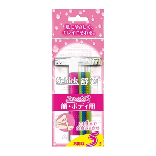 Schick 舒適 舒絲 女用輕便刀(5入組)【小三美日】D430054